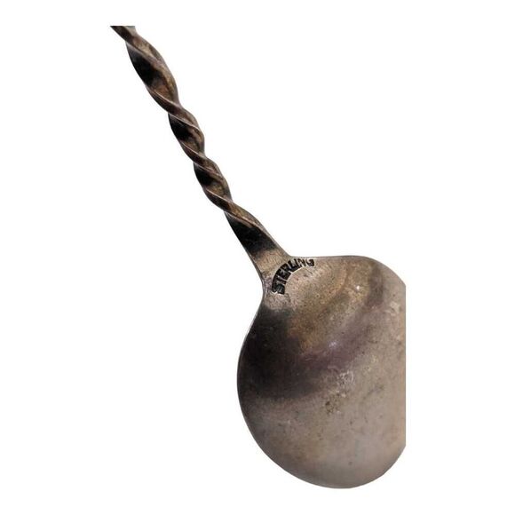 Vintage Sterling Silver Demitasse Souvenir Spoon‎ Jamestown VA 7.5g - Picture 3 of 4